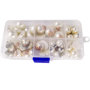 Celimi Half Round Plastic Pearl Beads 10-18mm For Phone Case DIY Jewelry Making Accessories - Product Image 3