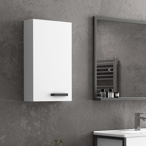 Mueble de baño Kamalu de 75x30cm con 2 estantes y Asa de apertura negra, 1 unidad - Product Image 6