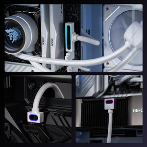 Kit de Extensión de PSU Asiahorse Hydrus de 24 Pines ARGB con Cables Extensibles con Funda y Sincronización ARGB - Product Image 5