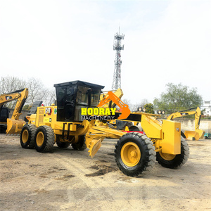 Niveleuse à moteur Caterpillar d'occasion en bon état CAT140H 140G 140K 140 à vendre, équipement lourd, niveleuse à moteur pour travaux de terrassement - Product Image 6