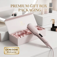 Penjualan Terlaris 14 Temp Curler Iron, Pelurus Rambut Aluminium Ion Negatif, Layar Digital Mati Otomatis 30 Menit untuk Rumah Tangga