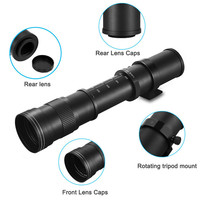 Objectif zoom téléobjectif AF 420mm-800mm F8.3-F16 pour plein format, aluminium + verre optique, 10 lamelles