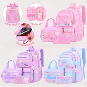Nouveau <span class=keywords><strong>Sac</strong></span> à <span class=keywords><strong>Dos</strong></span> Léger et Imperméable en Polyester pour Élèves du Primaire et du Collège, Style Réfrigérateur, avec Bretelles Courbes pour Réduire la Charge - Product Image 1