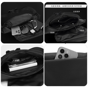 Sacs de Poitrine Bandoulière Décontractés et Tendance pour Hommes et Adolescents – Design Sportif et Voyage, Prix Abordable, Vente en Gros - Product Image 5