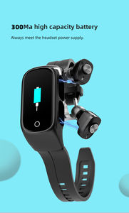 Montre intelligente Reloj étanche 2 en 1 de haute qualité <span class=keywords><strong>N8</strong></span> Smart dragonne écouteurs électronique intelligente - Product Image 5