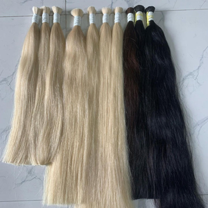 Mèches brésiliennes vierges, cheveux humains pour tressage, bouclés, sans trame, cheveux humains crépus du Vietnam, tressage en vrac - Product Image 3