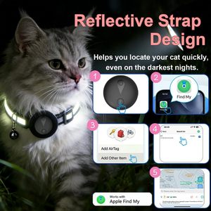 Focushine Pet GPS Tracker Collar Nylon 4G Real-Time <b>Tracking</b> For <b>Cats</b> Dogs Outdoor Ios App Bluetooth Smart <b>Device</b> - Product Image 2