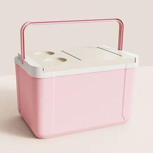 Nevera Portátil de 14L de PP con Tapa de Madera que Sirve como Tabla de Cortar, Estilo Moderno para Alimentos y Bebidas - Product Image 5