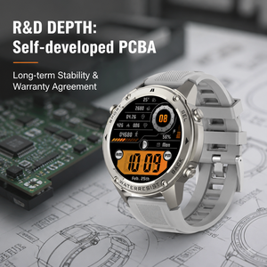 DM56 2026 Smartwatch Sportivo <span class=keywords><strong>GPS</strong></span> per Uomo <span class=keywords><strong>con</strong></span> Schermo AMOLED da 1,43 Pollici e Impermeabilità 5ATM, <span class=keywords><strong>con</strong></span> Altimetro e Bussola - Product Image 6
