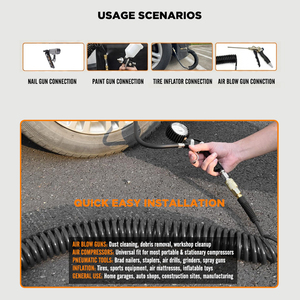 Kit de Manguera de Aire Enrollada Deslizante - Product Image 4