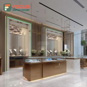 Vitrine de magasin haute visibilité pour bijoux, finition stratifiée, espace boutique, vitrine en verre - Product Image 3