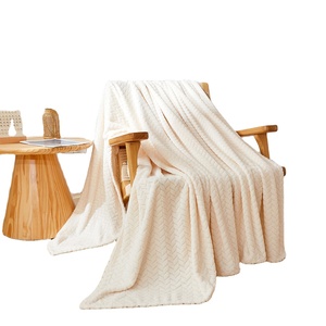 Nhà Máy 100% <span class=keywords><strong>Polyester</strong></span> Siêu Mềm Nhiều Màu <span class=keywords><strong>Flannel</strong></span> Chăn Jacquard Nhung Ném Cho Người Lớn Fluffy Trang Trí Cho Sofa Giường - Product Image 1