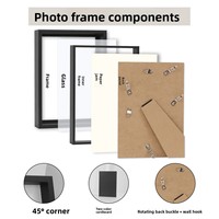 Cadre 3D creux pour spécimens, cadre photo DIY pour papillons, coquillages et fleurs séchées avec panneau frontal en verre