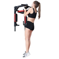 Barra de dominadas universal portátil para montar en la pared, para deportes y fitness, para ejercicios de flexiones y abdominales.