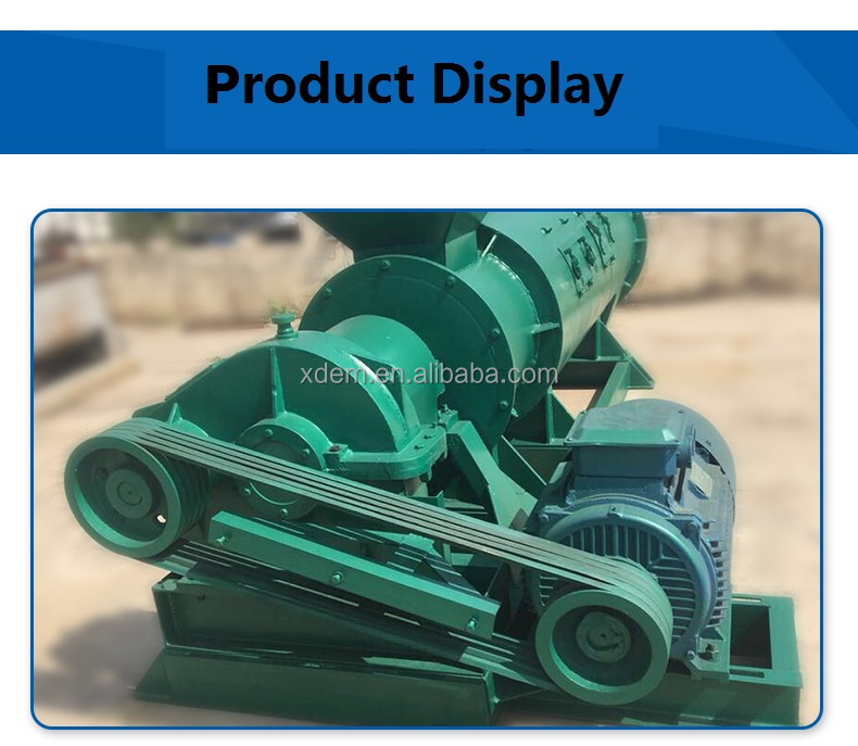 Tooth Stirring Organic Fertilizer Granulator XDEM High Granulating Rate