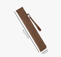 Sac pour baguettes de batterie en cuir PU, étui portable pour baguettes avec sangle, pochette compacte pour baguettes pour batteurs