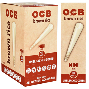 กระดาษมวนบุหรี่แบบมินิโคนสีน้ำตาลคลาสสิก ยี่ห้อ O-Roll บรรจุ 10 แพ็ค และ 24 แพ็ค แบบไม่ฟอกขาว สำหรับอุปกรณ์เสริม - Product Image 3