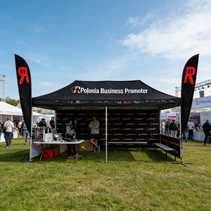 Solution pour événements commerciaux et compétitifs : <span class=keywords><strong>Tentes</strong></span> <span class=keywords><strong>Barnum</strong></span> pliables en aluminium de Chine avec conception gratuite pour stand alimentaire - Product Image 3