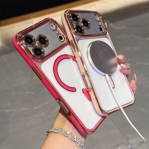 Funda Protectora para iPhone 17 con Lente Desmontable, Recubrimiento Electrochapado, Carga Inalámbrica, Parachoques de TPU, Prevención de Huellas Dactilares - Product Image 3