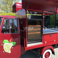 Chariot de nourriture mobile électrique personnalisé avec logo Mini Piaggio Ape pour hot-dogs, popcorn, glaces, cuisine mobile