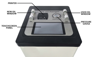 Machine de vidange de liquide de transmission automatique à écran tactile 10 pouces avec fonctions de chauffage et d'impression pour l'entretien automobile - Product Image 2