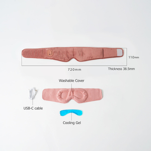 Máscara Ocular Térmica Recargable con Paquete de Gel Extraíble, Terapia de Compresas Frías y Calientes para Ojos Secos e Hinchados, Máscara de Dormir Ultrasuave - Product Image 4