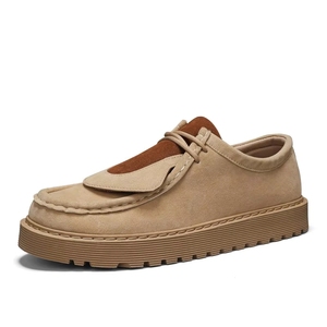 รองเท้า MB Matte Superfine Fiber Snail Shoes รุ่นผู้ชาย สไตล์ฤดูใบไม้ร่วง รองเท้าโลฟเฟอร์สำหรับวัยรุ่น สไตล์เรโทรอังกฤษ ระบายอากาศได้ดี ซับในตาข่ายกันลื่น - Product Image 5