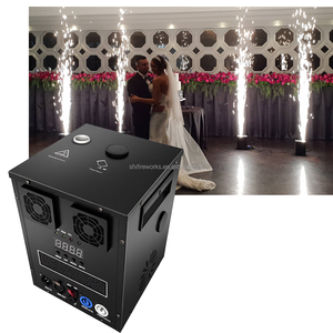 Lot de 4 machines à feux d'artifice électriques 750W, fontaines à étincelles en acier inoxydable, pour intérieur et extérieur, contrôle manuel, pour DJ, scène, mariage, ensemble de <span class=keywords><strong>vol</strong></span> - Product Image 3