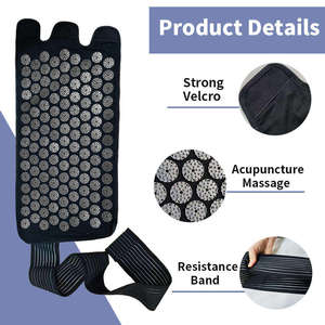 Tapis d'acupression de haute qualité avec picots en plastique, ensemble de massage pour les jambes, exercices corporels, <span class=keywords><strong>musculation</strong></span> - Product Image 3