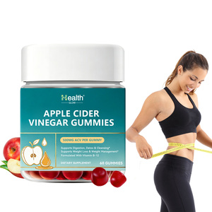 Gummies de Vinaigre de Cidre de Pomme Bio OEM Fabriquées aux États-Unis avec la Mère 1000mg Keto Détox Métabolisme Perte de Poids Végétalien Sans OGM - Product Image 1