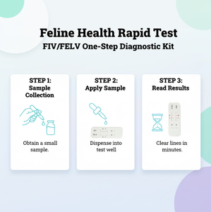 Kit de Teste Rápido para Tipagem Sanguínea Felina, Tiras de Teste Veterinário para Determinação do Tipo Sanguíneo de Gatos - Product Image 6