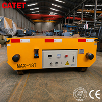 Plateforme de transfert sur rail basse tension 48V 2t 5t 20t 25t CE pour le transport de matériaux de construction, chariot de transfert guidé sur rail