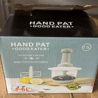 Grote 1,5L plastic groentehakker, vleesmolen, fruit-, kruiden-, knoflook- en uienpers, handmatige voedselprocessor van roestvrij staal