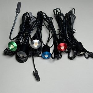 Mini projecteur LED encastré 12V 0,7W par pièce, faisceau 35 degrés, Ra>95, couleurs Rouge, Bleu, Vert, Blanc Chaud, Blanc Naturel, Blanc Pur pour armoire - Product Image 2
