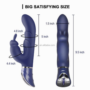 SacKnove Adult Produkte Silikon USB 10 Vibration Rotierender G-Punkt Dildo Sexspielzeug Schub Hase Kaninchen <span class=keywords><strong>Vibrator</strong></span> Für Frauen Vagina - Product Image 5