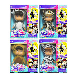 Mini Muñeco de Peluche de Animal de 13 cm en Caja con Ventana, Juguete Unisex para Juego Creativo e Imaginativo - Product Image 1
