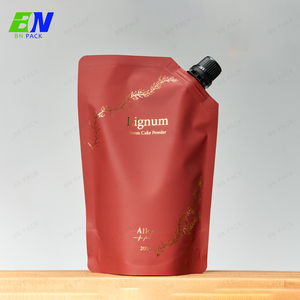 500ml tái chế tùy chỉnh chất lỏng uống nước trái cây giặt chất tẩy rửa đứng lên doypack cơ thể Túi vòi cho dầu gội đầu - Product Image 3