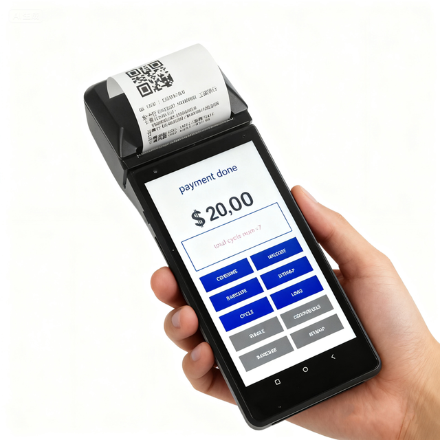 Mobile Touch Screen Contactless Payment Terminal Android Touch Device POS Terminal With Barcode Scanner for Ordering Z500
