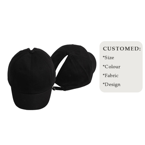 Bán Buôn Tùy Chỉnh Từ Phụ Nữ Thể Thao Tập Thể Dục Tập Thể Dục Màu Rắn Của Phụ Nữ Cao Top Hat Đuôi Ngựa Mũ Bóng Chày - Product Image 1