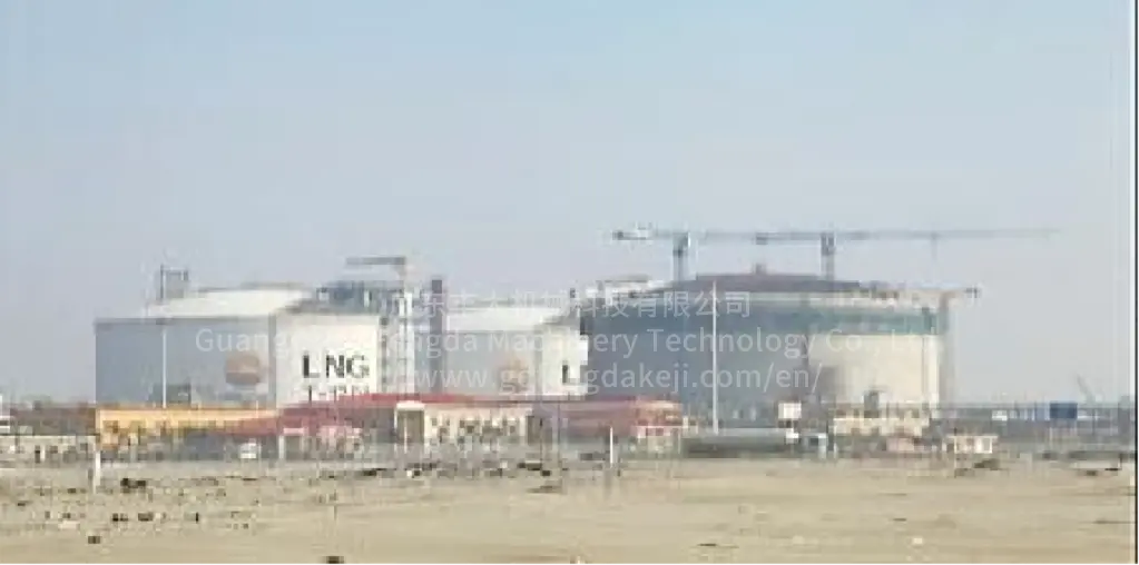 Fengda 20000 m3 - 200000 m3 büyük kriyojenik LNG LPG metan gazı depolama tankı