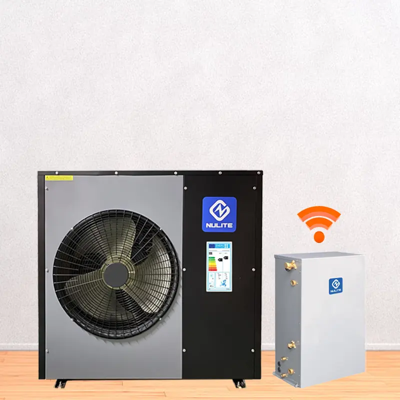 HVAC صغيرة العاكس مصدر الهواء heatpump انقسام 6kw 8kw 10kw R410A WIFI الهواء إلى مضخات حرارة لتسخين المياه مؤشر الضعف الاقتصادي قطعة واحدة