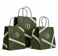 Sacs cadeaux en papier kraft imprimés sur mesure avec poignées, emballage en gros pour boutiques de cadeaux, artisanat, marques de produits faits à la main
