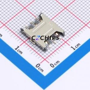 SIM302-CD6P SIM Card Connector SMD Connector Plug-In Type Nano SIM Card Card Holder No Card Detection - Product Image 1