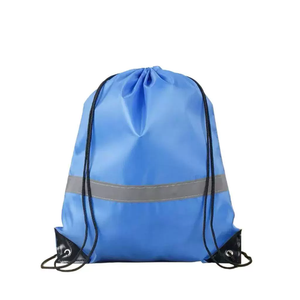 Sac à dos de sport promotionnel de luxe <span class=keywords><strong>grande</strong></span> capacité, recyclé, portable, imperméable et réfléchissant avec cordon de serrage - Product Image 5