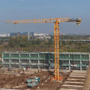 Grúa Torre de Alta Calidad Dahan DH318-7527-12t, Alcance de 75 m, Pluma Plana, 12 Toneladas, Momento de Elevación Nominal de 318 t.m, en Venta, Altura Máxima de 240 m - Product Image 4