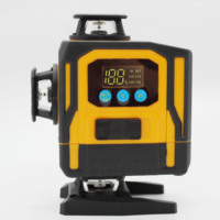 TG807L niveau laser faisceau vert croix laser 16 lignes auto-nivelant 4d auto rotatif construction nivel niveau laser Fenêtre tournée