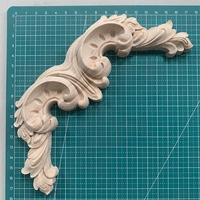 Appliques et décorations en bois massif pour armoires, lits, murs, plafonds, décoration d'angle de salon