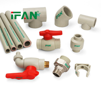 IFAN Factory OEM Tuyaux et raccords PPR 20-110MM Coude, Raccord à emboîtement, Té, Matériaux de plomberie, Raccords PPR en laiton