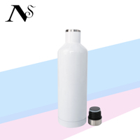 500ml 750ml blanc sublimation blanks isolé vin bouteilles sublimation tasse verre à vin cadeau ensemble