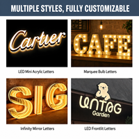Enseigne LED extérieure pour devanture de magasin, signalétique LED 3D pour commerce, enseigne de magasin, lettres lumineuses pour devanture de commerce
